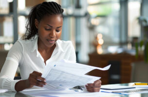woman post settlement