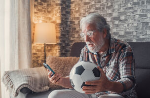 bigstock Portrait Of One Happy Old Man  464141565