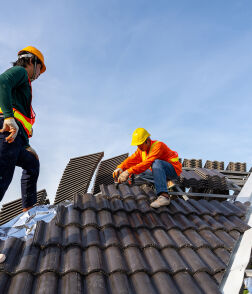 bigstock Construction Workers Install 455938601