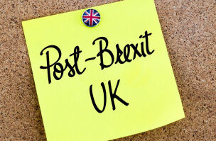 Post Brexit post it note