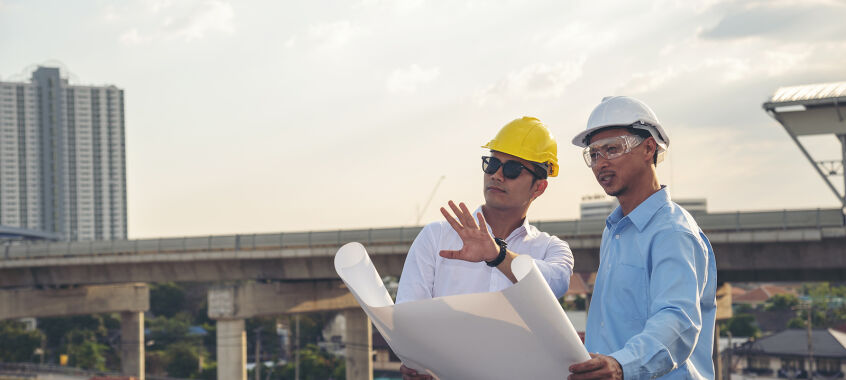 bigstock Civil Engineer Teams Meeting W 467214441