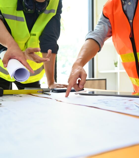 contractors at work