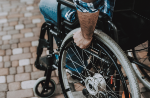 bigstock close up disabled man on whee 262340533