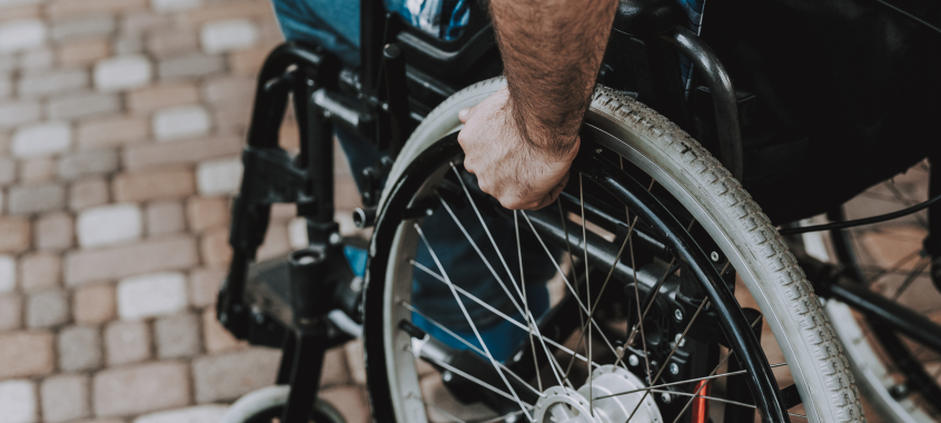 bigstock close up disabled man on whee 262340533