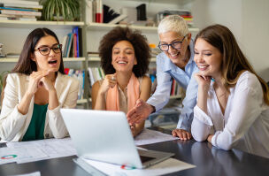 bigstock Group Of Successful Business W 463042279