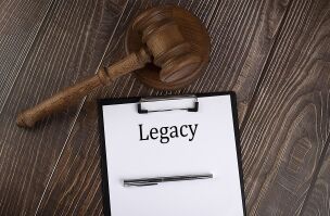 bigstock Legacy Text On Paper With Gave 433112279