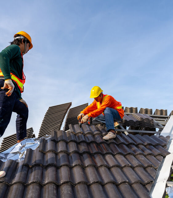 bigstock Construction Workers Install 455938601