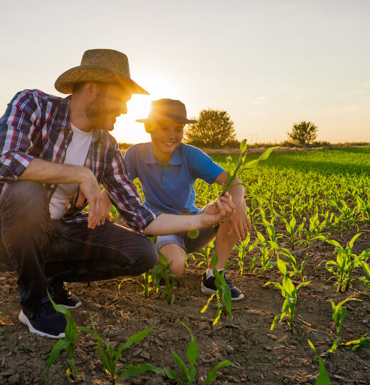 bigstock Family Farmers Are Standing In 450173037