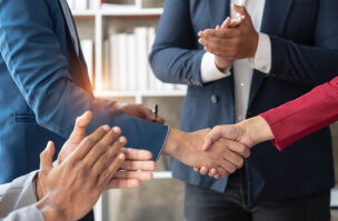 bigstock Business Handshake For Teamwor 467752305