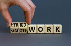 bigstock Hybrid Or Remote Work Symbol  440056202