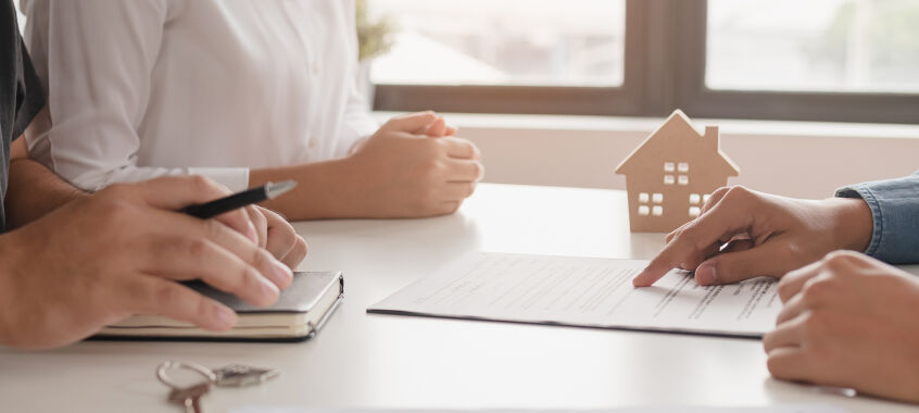 bigstock Landlord Realtor Pointing Sig 473055681