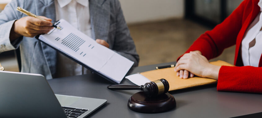 bigstock Male Lawyer Working With Contr 467310489