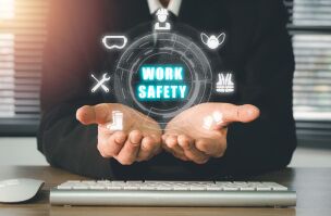 bigstock Work Safety Concept Person Ha 465608151