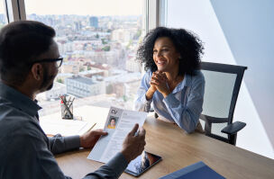 bigstock Friendly Interview Between Ind 422815595