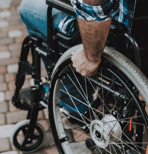 bigstock close up disabled man on whee 262340533