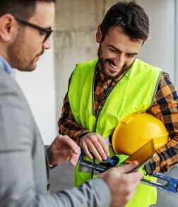 bigstock Smiling Construction Worker St 469287035