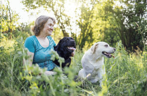 bigstock Elderly Grayhaired Woman With  471597145