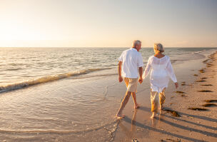 bigstock Happy Senior Man And Woman Old 468264747