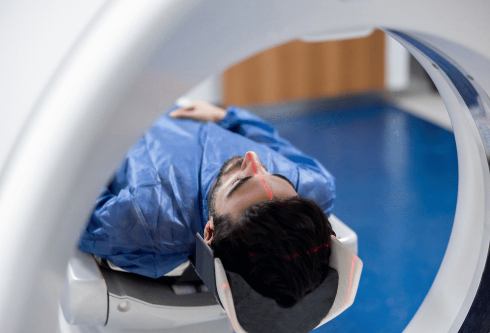 Man in MRI