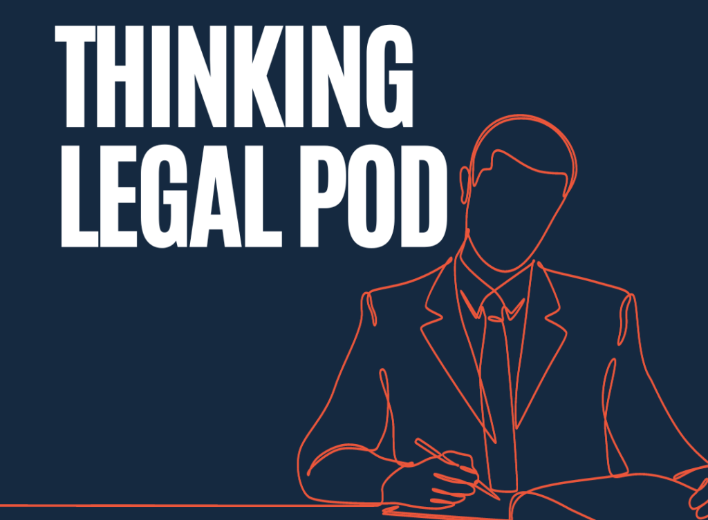 Thinking legal podcast cover image