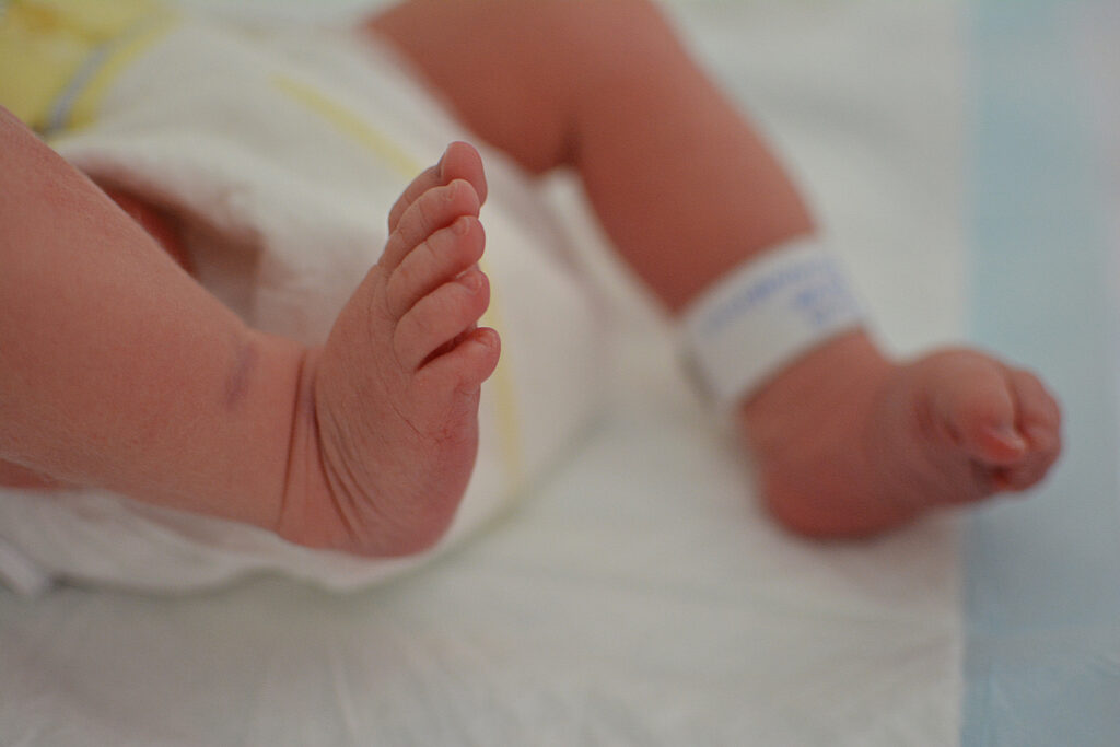 Newborn feet