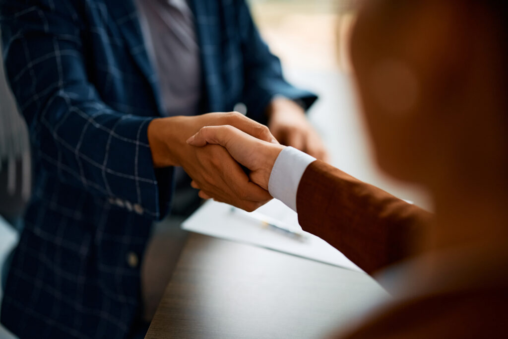 shaking hands